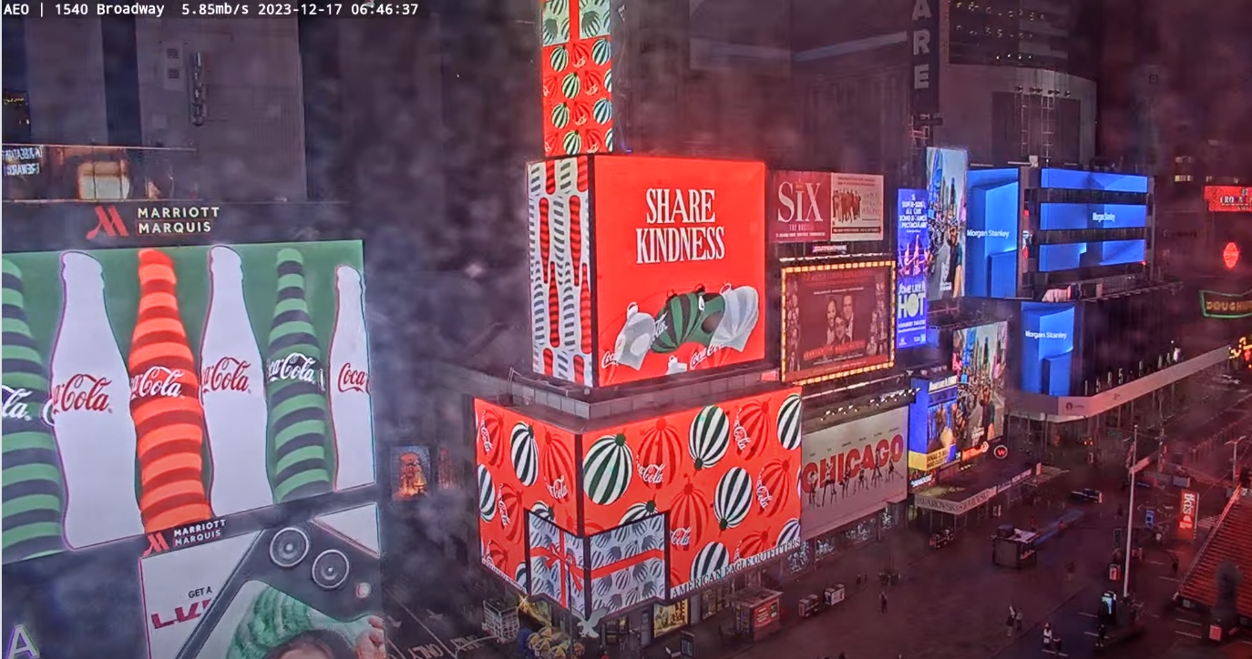 Scopri di più sull'articolo Times Square: 1540 Broadway View Live
