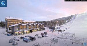 Glacier Express chairlift and new hotel construction site | Levi Ski Resort | Finland